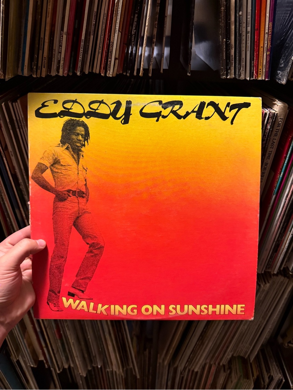 ⏺️ 3/$25 Eddy Grant Walking On Sunshine Vinyl Record